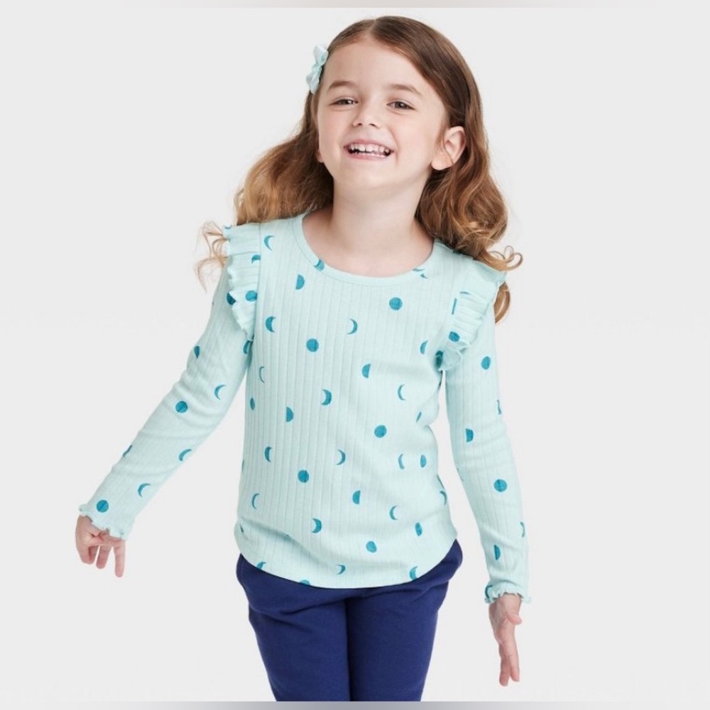 🆕🌙Girls Moon Long Sleeve Shirt